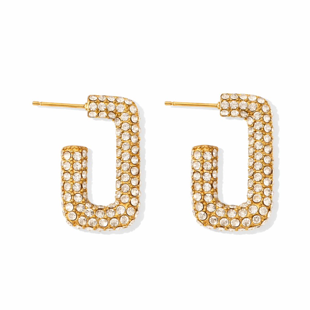 ICONIC U Pavé Hoops
