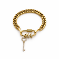 Lock & Key Carabiner Bracelet