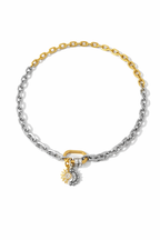 Eclipse - Two-Tone  Charm Necklace