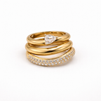 Curve Trio Ring Set