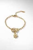Lumé Clover Charm Bracelet