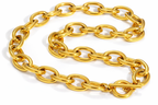Elara Chunky Rolo Chain Necklace