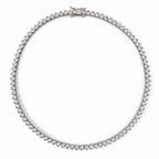 Amore Heart Tennis Necklace