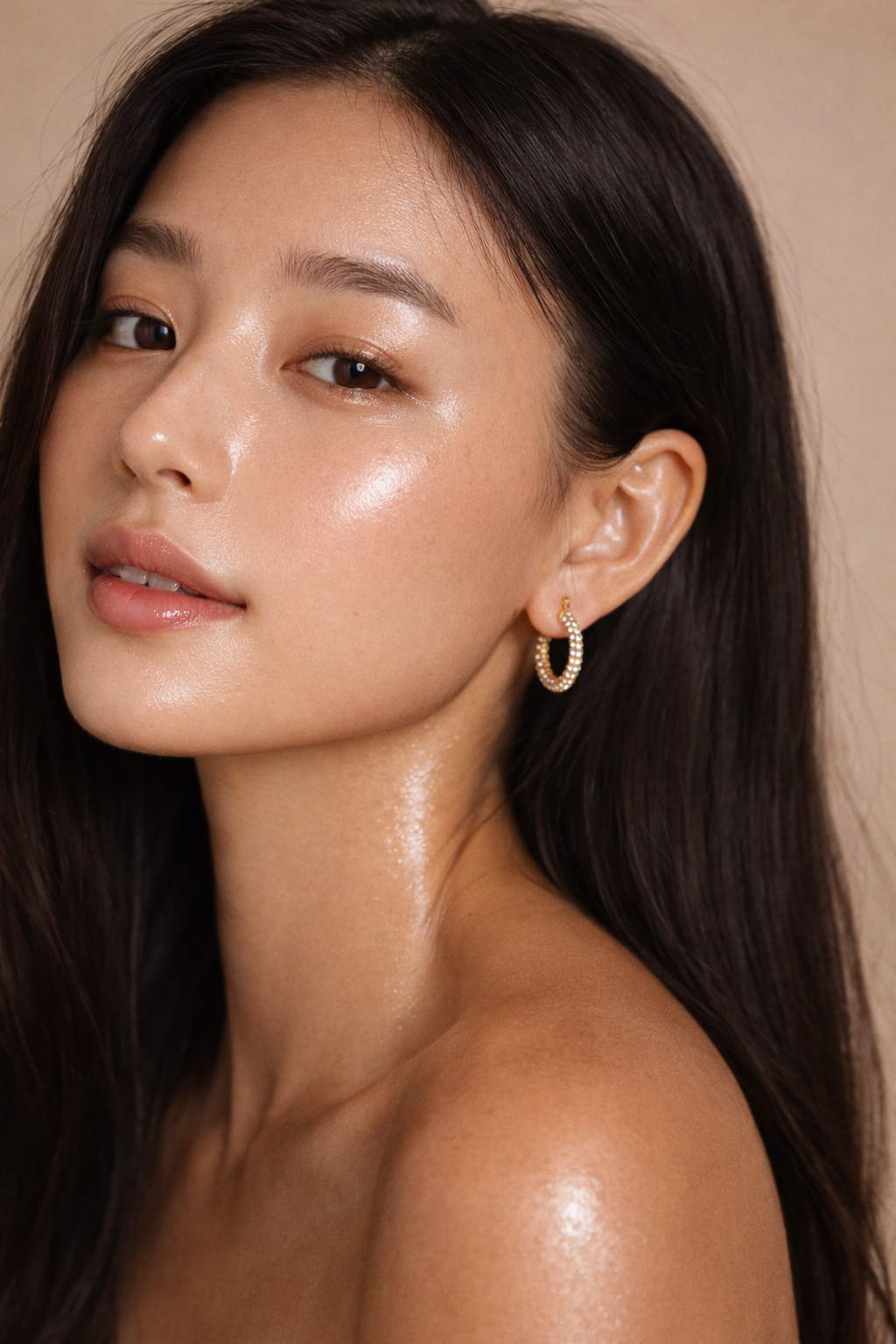 Luna Pavé Hoop Earrings