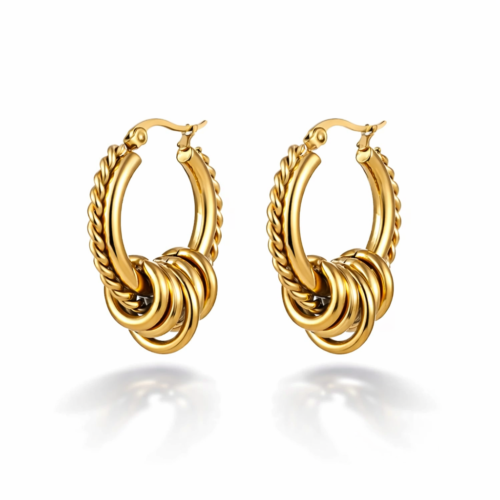 Orbita Interlock Hoops