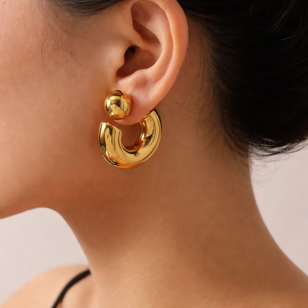 ICON Chuncky Hoop Earrings