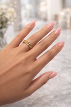 Cuban Luxe Band Ring