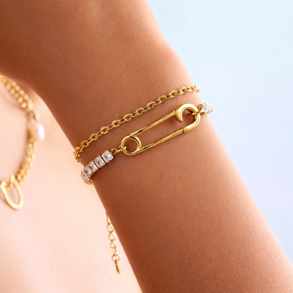 Pin luxe Tennis Bracelet