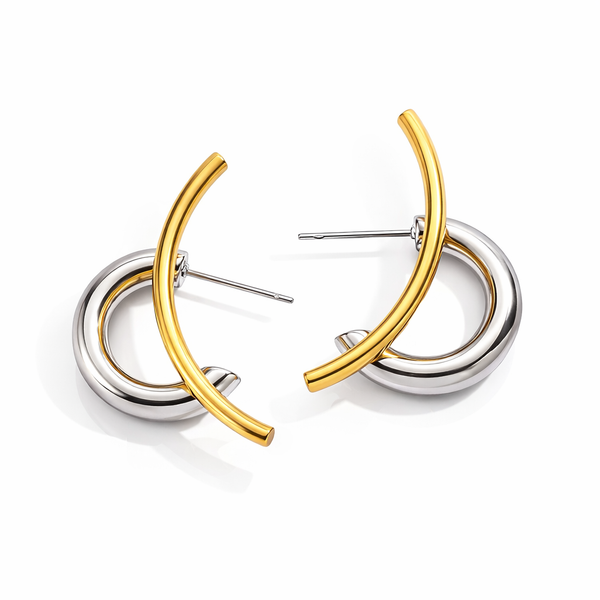 Nova Double Hoop Earrings