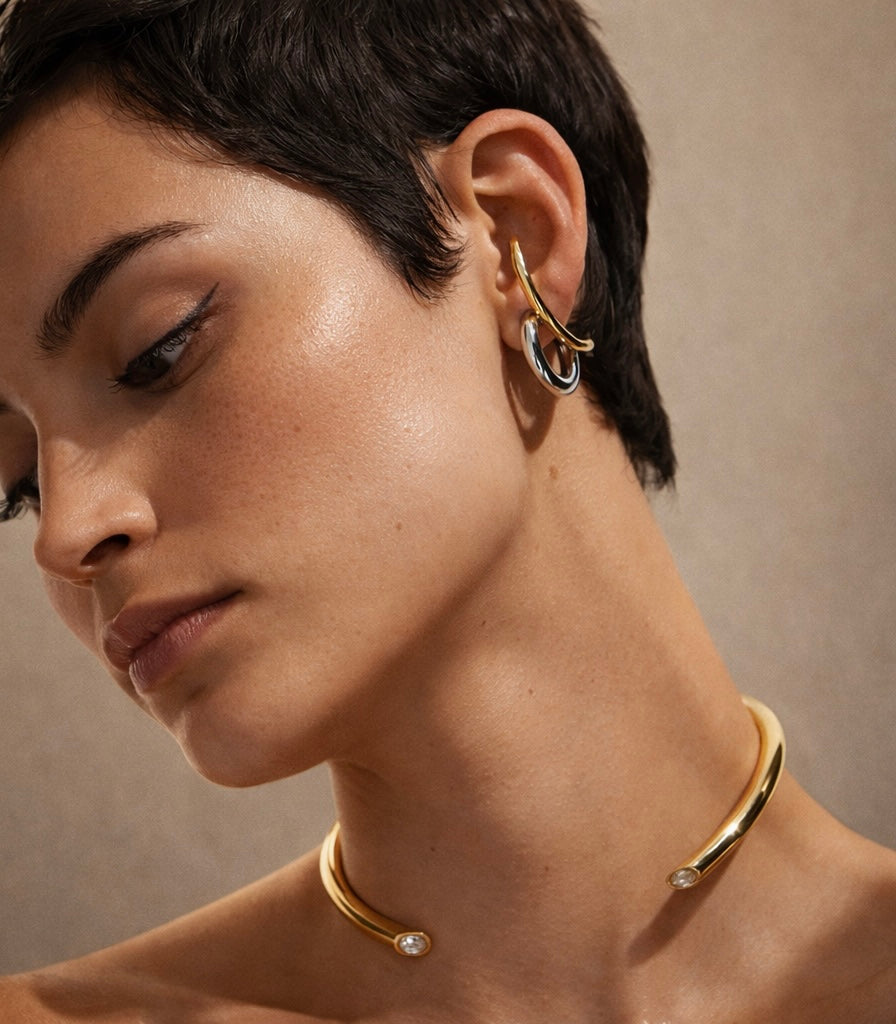 Nova Double Hoop Earrings