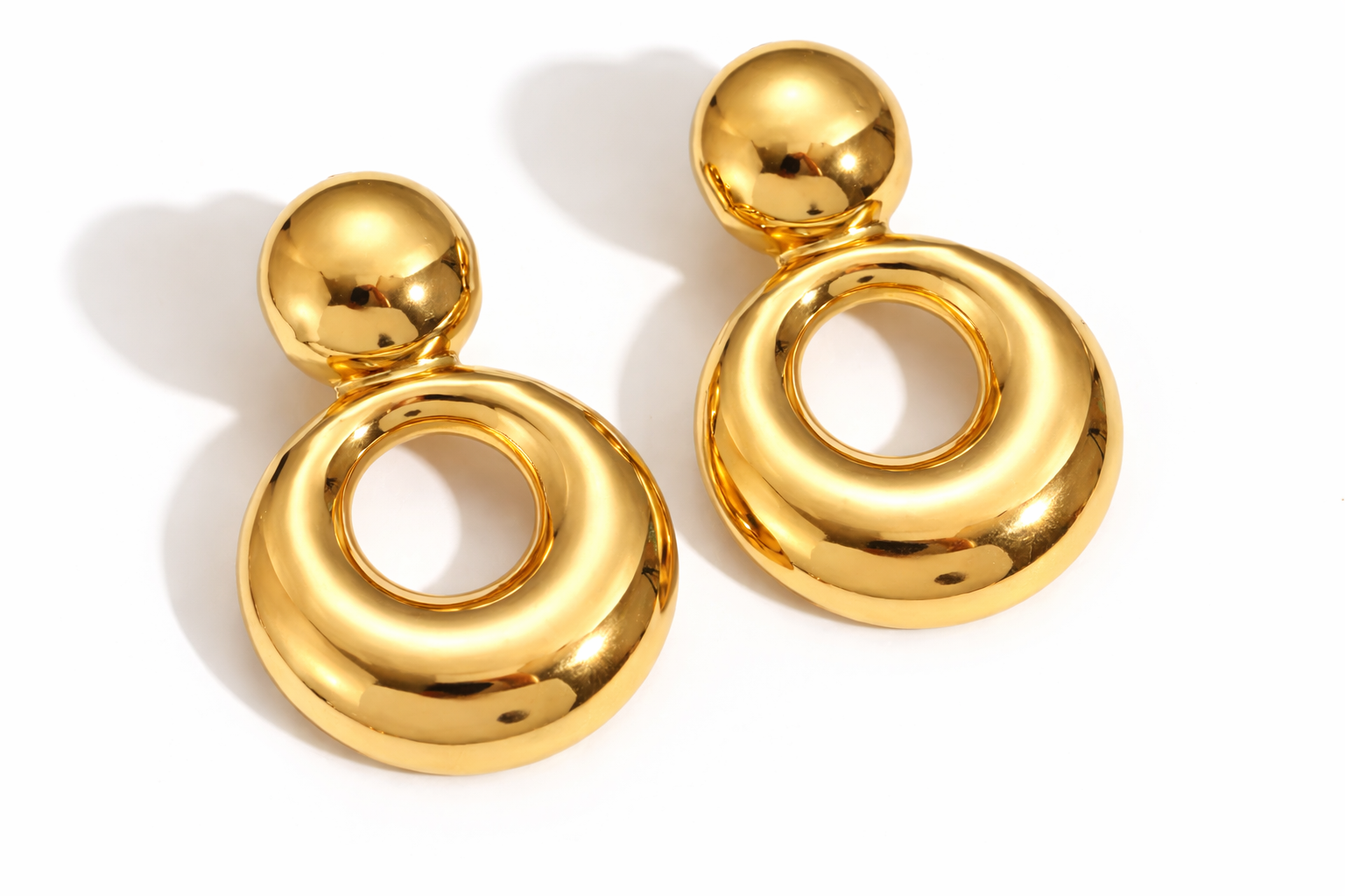 Aurelia Gold Statement Earrings