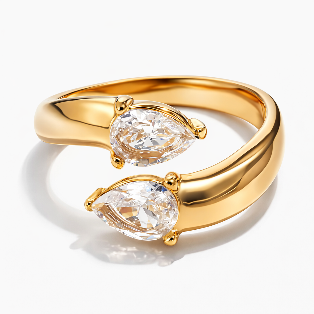 Lyra Dual Drop Ring