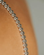 Ayanna Bezel Set Round Tennis Necklace