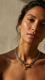 Eclipse Two-tone Cuban Necklace